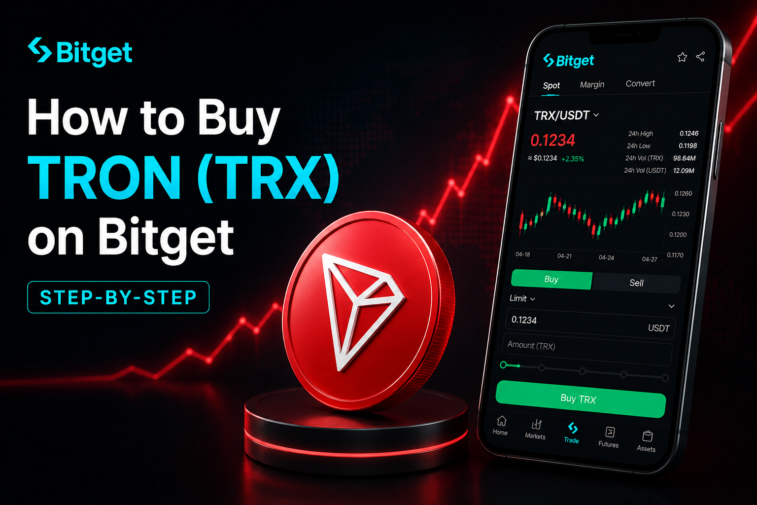 How to Buy TRON (TRX) on BitGet: Step-by-Step