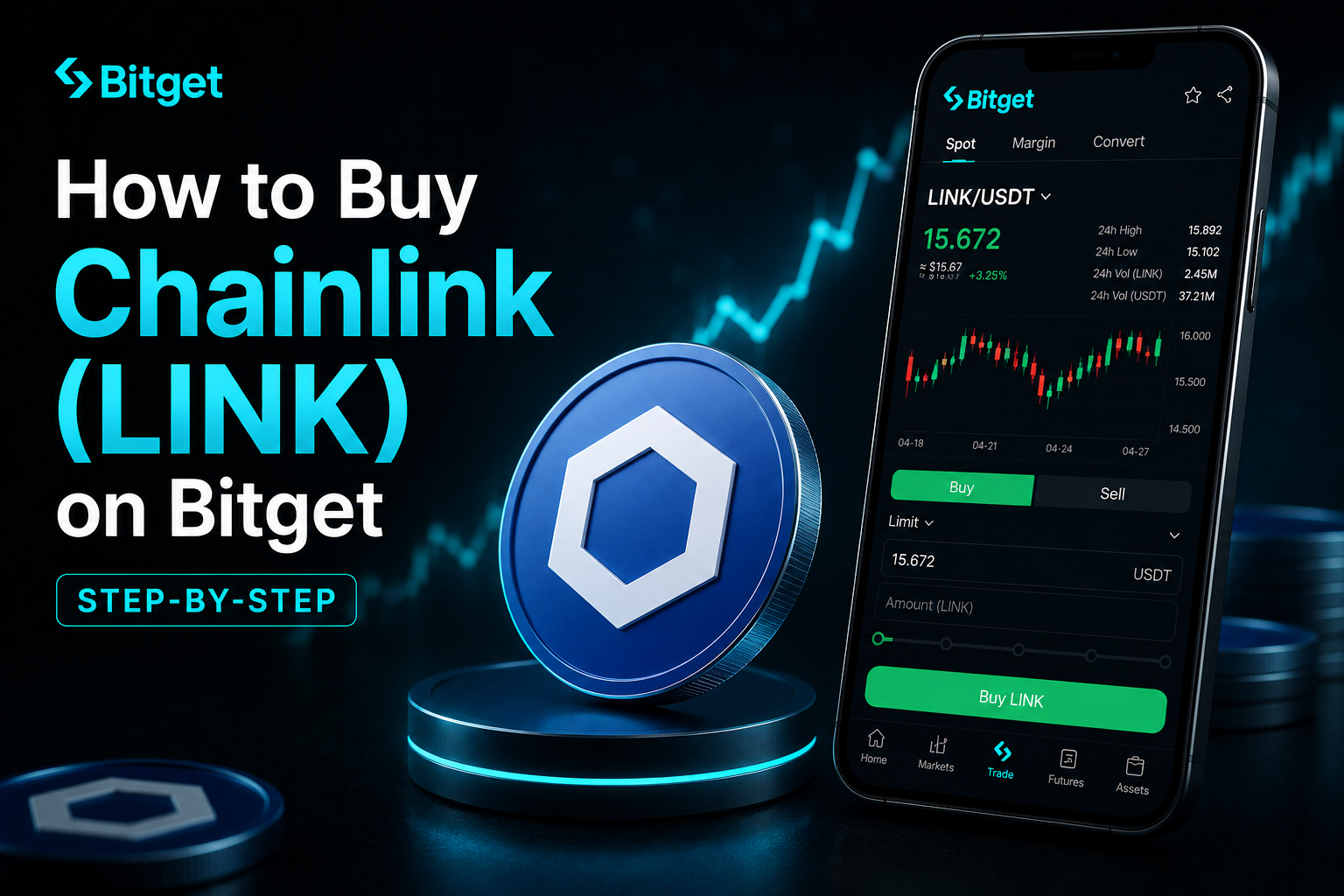 How to Buy Chainlink (LINK) on BitGet: Step-by-Step
