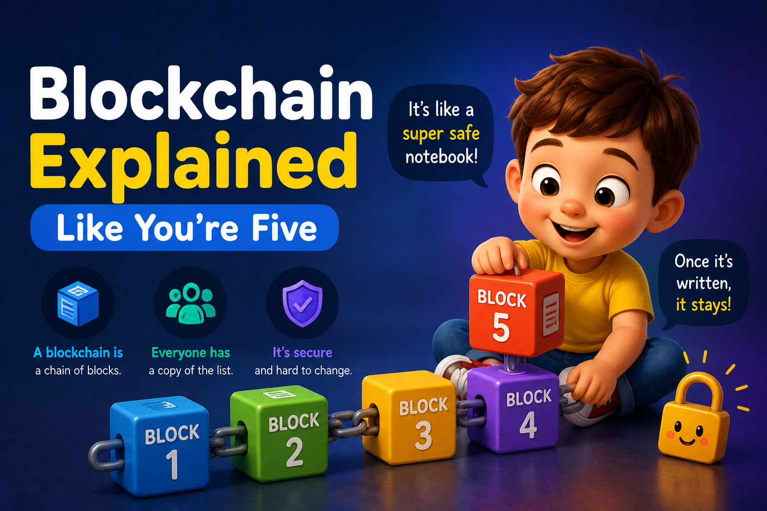 Blockchain Explained Like You’re Five