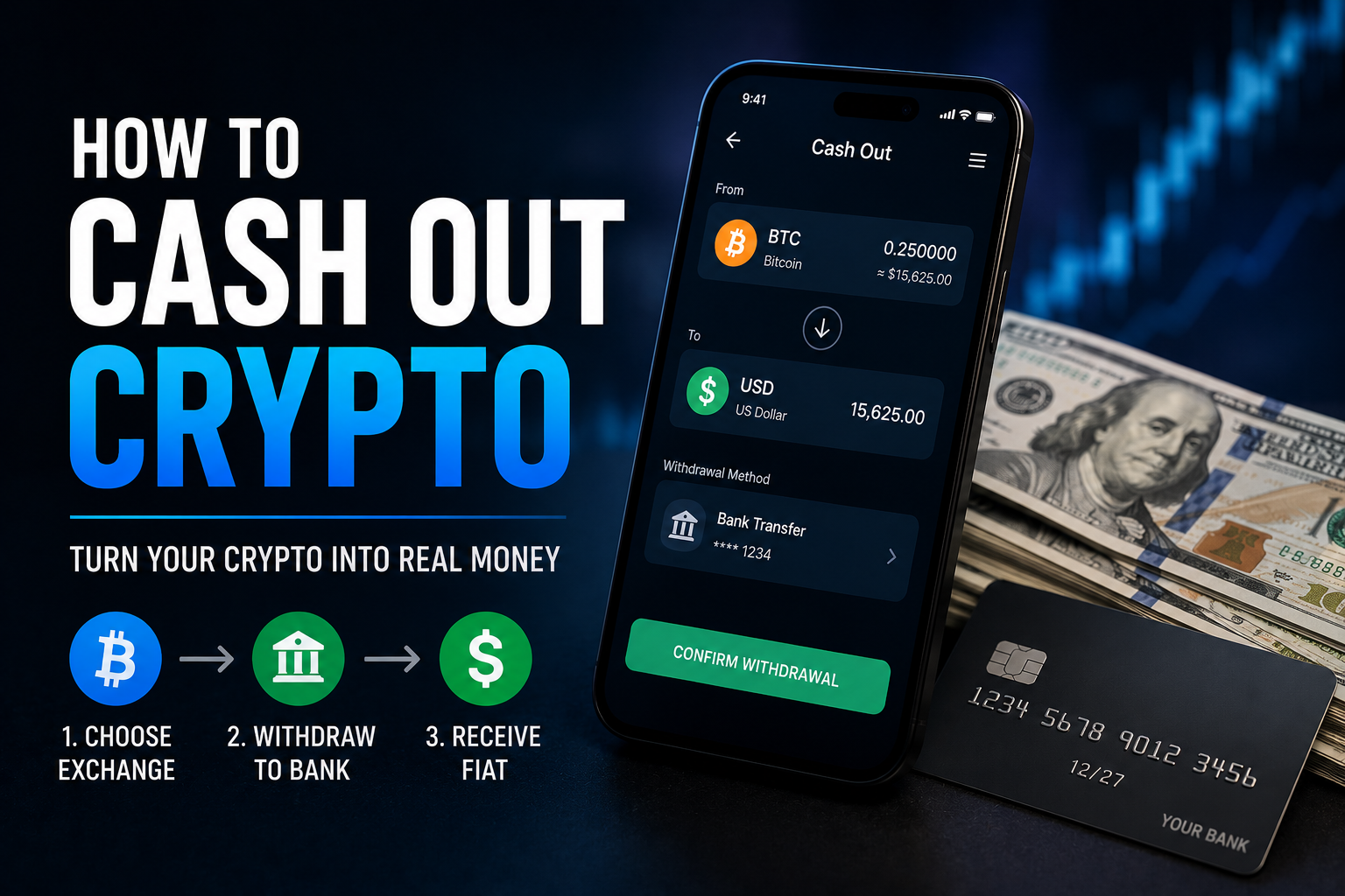 How to Cash Out Crypto: Withdraw to Bank Account